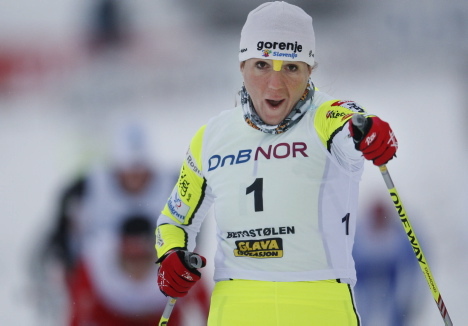Beitostølen 13112009.  Damer SPRINT på Beitostølen under sesongåpningen 2009/2010.Petra Majdic vant.   Foto: Geir Olsen