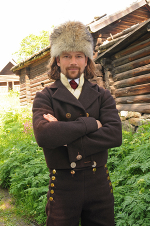 <br> Kledebonen til en bonde fra Härjedalen
