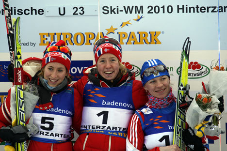 Hilde Lauvhaug, Astrid Øyre Slind og Svetlana Nikolaeva Foto: Ivar Haugen Hilde Lauvhaug, Astrid Øyre Slind og Svetlana Nikolaeva
