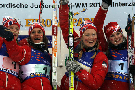 Kari Øyre Slind, Heidi Weng, Tuva Toftdahl, Ingvild Flugstad Østberg