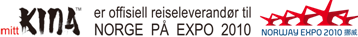 Offisiell reiseleverandør til Norge på Expo 2010 i Shanghai
