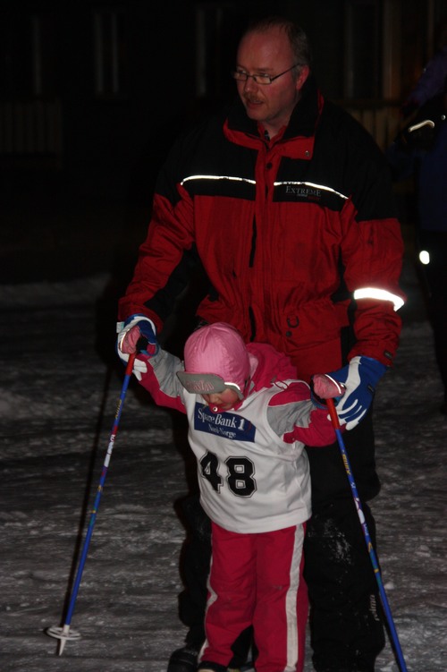 Skicup Cathrin Jørgensen og pappa Robin Jørgensen  