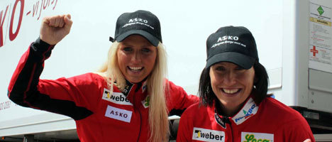 Therese Johaug og Marit Bjørgen