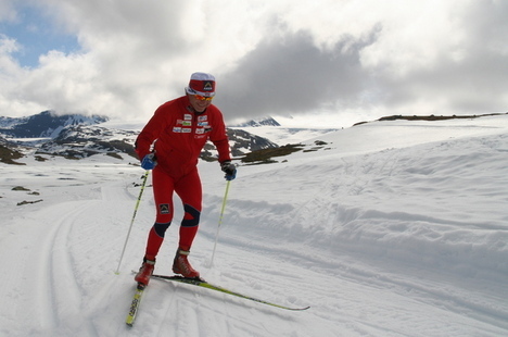 Åge Skinstad på Sognefjellet.