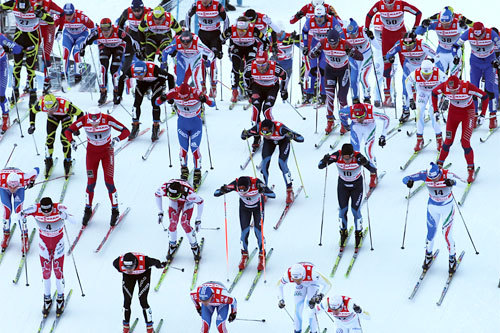 Tour de Ski, Oberstdorf 4. etappe fellesstart. Foto: Hemmersbach/NordicFocus.