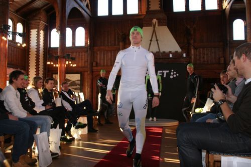 Jens Arne Svartedal på catwalken