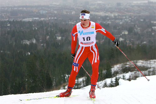 Hans Petter Lykkja, Holmenkollen 2008. Foto: Manzoni/NordicFocus.