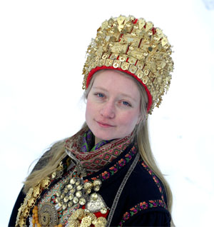 <br> Brudepar fra Øst-Telemark