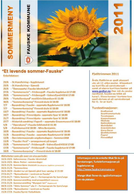 Sommermeny  