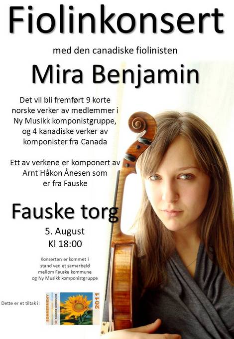 konsert mira benjamin  
