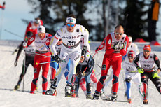 VM-femmila i Holmenkollen under Ski-VM i Oslo 2011. Foto: Hemmersbach/NordicFocus.