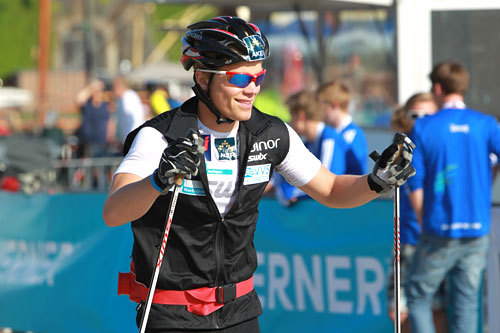 Eirik Brandsdal på Oslo Skishow 2011. Foto: Erik Borg.