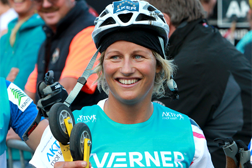 Vibeke Skofterud på Oslo Skishow 2011. Foto: Erik Borg.