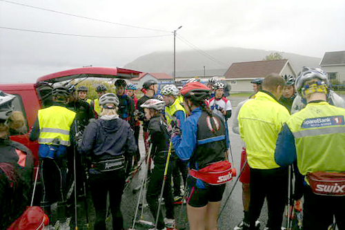 Like før start i testløpet Reisafjellet Opp 2011. Foto: Andreas Hanssen.
