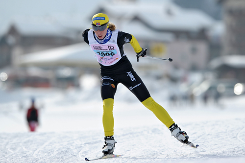 Sandra Hansson i det italienske rennet La Sgambeda 2010. Foto: Felgenhauer/NordicFocus. Sandra Hansson i det italienske rennet La Sgambeda 2010. Foto: Felgenhauer/NordicFocus.