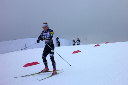 Simi Hamilton (USA) betaler selv for å representere USA i verdenscup. Foto: Ingeborg Scheve