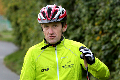 Thorkild Gundersen i Team KPMG på fellestrening med teamet høsten 2011. Foto: Erik Borg. Thorkild Gundersen i Team KPMG på fellestrening med teamet høsten 2011. Foto: Erik Borg.