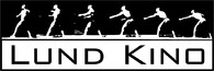 Lund kino logo svart hvitt