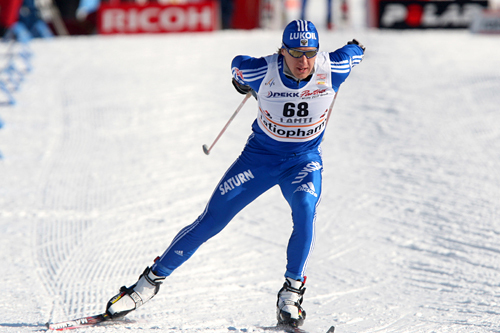 Eugeniy Dementiev på verdenscupen i Lahti 2009. Foto: Hemmersbach/NordicFocus. Eugeniy Dementiev på verdenscupen i Lahti 2009. Foto: Hemmersbach/NordicFocus.