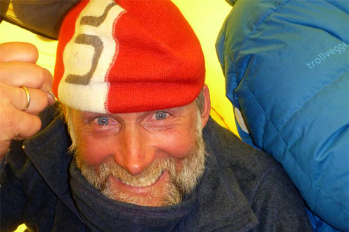 Vegard Ulvang på ekspedisjon til Sørpolen. Foto: Norsk Polarinstitutt.