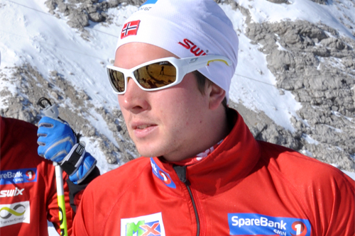 Eirik Lorentsen på samling i Ramsau med Team Trøndelag. Foto: Privat.