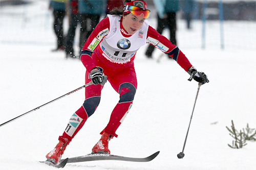 Heidi Weng i Tour de Ski 2011/2012. Foto: Hemmersbach/NordicFocus.
