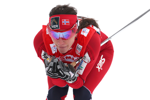 Heidi Weng i Tour de Ski 2011/2012. Foto: Hemmersbach/NordicFocus.