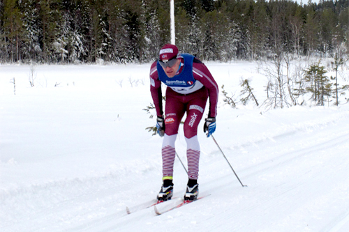 Børre Næss på vei mot ny rekord i turrennet Tolvern ved Hønefoss 2012. Foto: Marte Trondsen.