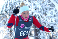 Silje Theodorsen fra Kvaløya vant ungdoms-OL tidligere i vinter og har nå NM som det store målet. Foto: Erik Borg. Silje Theodorsen fra Kvaløya vant ungdoms-OL tidligere i vinter og har nå NM som det store målet. Foto: Erik Borg.