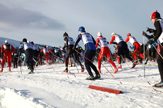 Illustrasjonsbilde fra Hallingrennet - Golsfjellet rundt. Arrangørfoto: Gol IL.