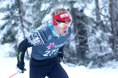 Per Kristian Nygård på vei mot 4. plass på 15 km fri under Skandinavisk Cup og norgescup på Nes 2012. Foto: Erik Borg.