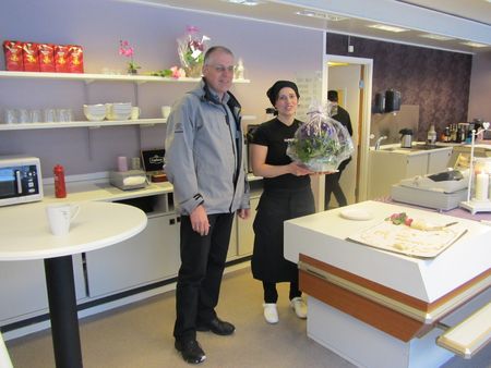 Cecilie Jorud Skåland og Ordfører Pål Ravndal Cecilie Jorud Skåland og Ordfører Pål Ravndal