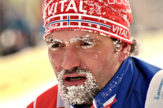 Som bildet viser var König Ludwig Lauf sin skøyteutgave i 2012 var en iskald affære. Foto: Felgenhauer/NordicFocus.