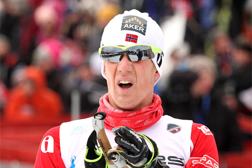 Kristian Tettli Rennemo på NM i Voss 2012. Foto: Geir Nilsen/Langrenn.com.