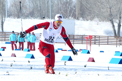 Sindre Bjørnestad Skar sikret bronsen på 10 km klassisk under junior-VM i Tyrkia 2012 med 1 sekunds margin. Foto: Erik Borg.