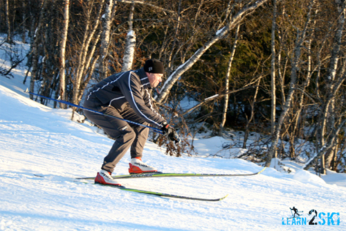 Learn2ski arrangerer egne kurs for kjøring i nedoverbakker. Foto: Learn2ski.