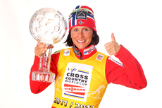 Marit Bjørgen vant verdenscupen sammenlagt 2011/2012. Foto: Hemmersbach/NordicFocus