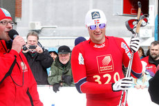 Petter Northug jr. i Bysprinten. Arrangørfoto.