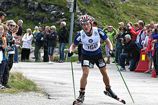 Martin Johnsrud Sundby klatrer mot seier i Lysebotn Opp under Blinkfestivalen 2011. Arrangørfoto. Martin Johnsrud Sundby klatrer mot seier i Lysebotn Opp under Blinkfestivalen 2011. Arrangørfoto.