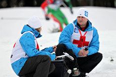 Helsepersonell klare for innsats. Foto: Manzoni/NordicFocus.