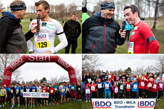 Bildecollage fra BDO-mila i Trondheim, 2. mai 2012. Topp venstre Petter Northug prater med speakeren, til høyre er det Eldar Rønning som slår av en prat. Nedenfor fra starten i løpene. Foto: Anne E. Reich/BDO. Bildecollage fra BDO-mila i Trondheim, 2. mai 2012. Topp venstre Petter Northug prater med speakeren, til høyre er det Eldar Rønning som slår av en prat. Nedenfor fra starten i løpene. Foto: Anne E. Reich/BDO.