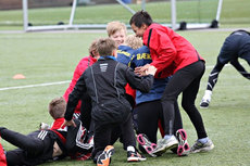 17. mai-trening i Bækkelagets SK – Ski. Klubbfoto.