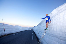 Illustrasjonsbilde Det Norske Fjellmaraton med Tor Erik Nyquist, som selv har tilhørt norgestoppen i langdistanseløping. Foto: Nicolay Flaaten.