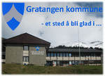 Kommunehus med slagord