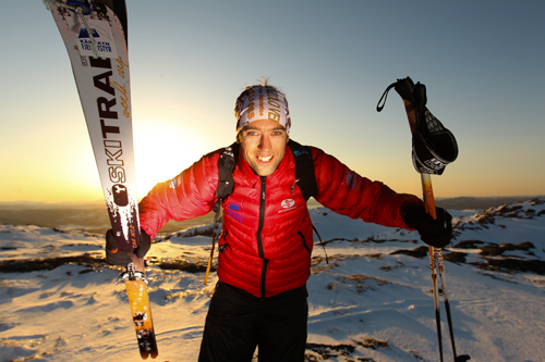 Ola Berger smiler fornøyd etter å ha vunnet Monsterbakken Vassfjellet 2013. Foto: Aapo Laiho. Ola Berger smiler fornøyd etter å ha vunnet Monsterbakken Vassfjellet 2013. Foto: Aapo Laiho.