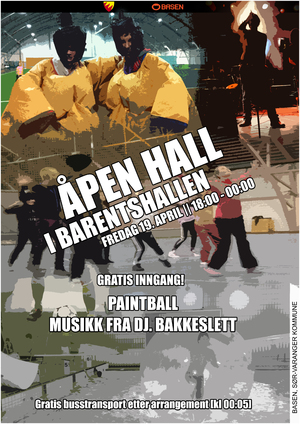 Åpen Hall april 2 Åpen Hall april 2