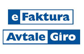 Avtalegiro, efaktura, logo Avtalegiro, efaktura, logo