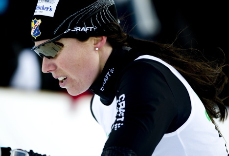 Ella Gjømle i 5 km klassisk p Beito under den nasjonale åpningen 2008