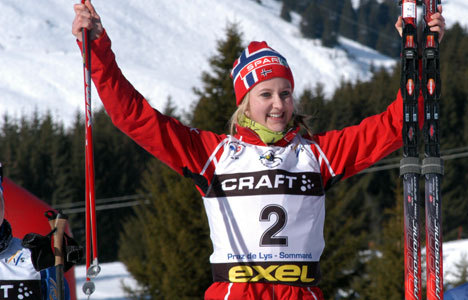 Ingvild Flugstad Østberg jubler etter sitt andre gull i junior-VM.