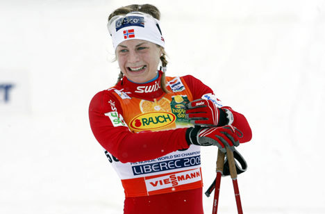 En skuffet Astrid U. Jacobsen reiser hjem fra VM i Liberec i morgen. Foto: Geir Olsen En skuffet Astrid U. Jacobsen reiser hjem fra VM i Liberec i morgen.
